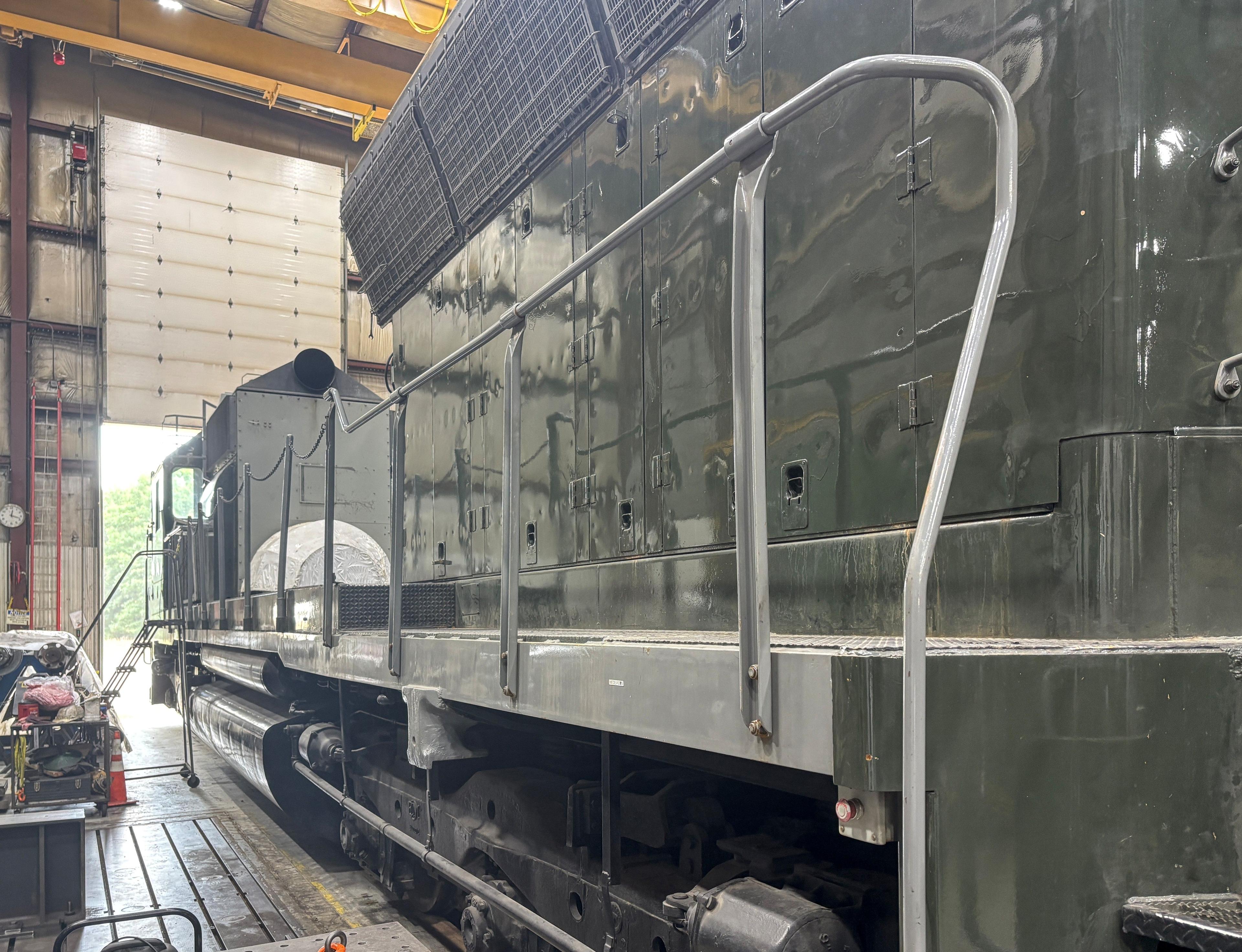 Every EMD engine we work on is tested on our custom built locomotive test cell to ensure it meets our high standards.